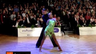 Miha Vodicar  Nadiya Bychkova GOC Stuttgart 2013 WDSF Grand Slam latin 6 round  jive [upl. by Esinej]