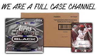 FIRST LOOK  DID TOPPS FIX IT  2024 Topps Chrome Black Hobby Case Battle [upl. by Amesari]