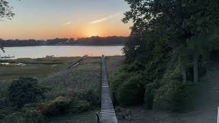 Sunset from 2537 River Rd Manasquan Wall [upl. by Araec919]