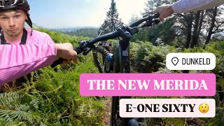 THE NEW MERIDA EONE SIXTY 😲  WILD DUNKELD GROUP RIDE [upl. by Edbert600]