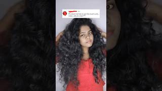 How to fix frizzy dry hair frizzyhairsolution shortsvideo curlyhairproducts dryhairs curlyhair [upl. by Nosyk]