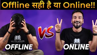 Online vs Offline Coaching Biggest Confusion for Students JEE NEET Preparation [upl. by Esyla]