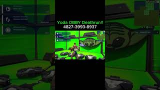 Fortnite Yoda OBBY deathrun parkour easy 50Rated E for everyone yoda fortnite fortnitecreative [upl. by Adhamh335]