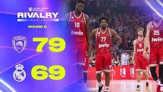 Thrilling Rivalry Action  Olympiacos  Real Madrid  BASKETBALL HIGHLIGHTS R6 202425 [upl. by Niaz]