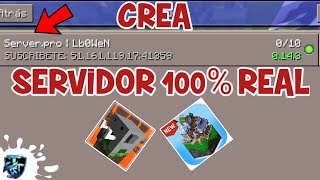 COMO CREAR UN SERVIDOR PARA CRAFTSMAN Y MASTERCRAFT 100 REAL [upl. by Ornstead]