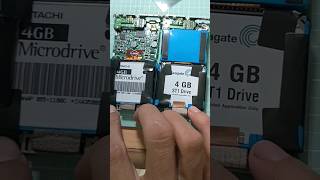 Perbedaan komponen internal iPod mini gen 1 dan gen 2 hdd microdrive hitachi vs seagate [upl. by Skilken]