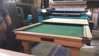 Riley 6ft snooker diner demonstration Browns Antiques [upl. by Ruth]