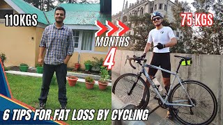 How To Lose Weight By Cycling 🚴‍♂️  6 Tips That Work For Weight Loss by Cycling in 2023 [upl. by Belldame]