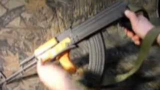 Folding the stock on an AK47 Underfolder [upl. by Vasilis530]