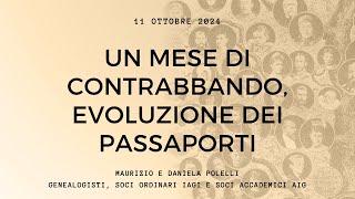 Un mese di contrabbando evoluzione dei passaporti [upl. by Edyak633]