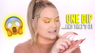 ONE DIP Makeup Challenge OMG  NikkieTutorials [upl. by Carberry126]