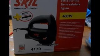 Sierra caladora Skil 4170 Skil 4170 jigsaw review Corregido [upl. by Hareehat662]