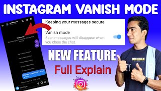 Instagram Vanish Mode New Feature  Instagram Vanish Mode Kya Hai  Instagram Vanish Mode [upl. by Galer]