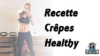 Recette crêpes healthy et crème dabricot [upl. by Oikim]