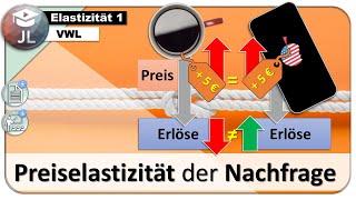 Direkte Preiselastizität der Nachfrage endlich richtig verstehen WO WG Wirtschaftsassistent [upl. by Eivla]