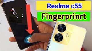 Realme c55 display fingerprint settingRealme c55 fingerprint screen lockfingerprint sensor [upl. by Lezti86]