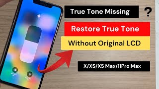 Restore True Tone Without Original Screen  Fix True Tone on New LCD [upl. by Hussein]