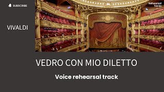 Vivaldi Vedro con mio diletto Voice rehearsal track [upl. by Arrakat]