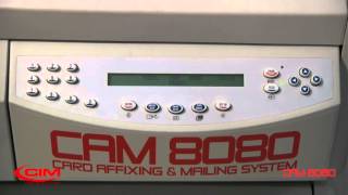 Card Matching Affixing and Mailing System  CIM CAM 8080 [upl. by Bubalo]