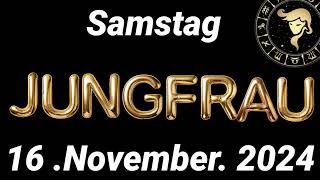 Horoskop Jungfrau und Tarot Samstag 16 November 2024 [upl. by Manella]