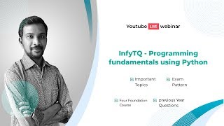 InfyTQ  Programming Fundamentals using Python  PlacementSeason [upl. by Ricard134]