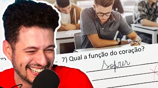 AS RESPOSTAS DE PROVAS MAIS ENGRAÇADAS DE TODOS OS TEMPOS [upl. by Jordon]