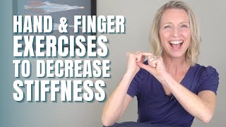 Hand and Finger Exercises to Decrease Stiffness Real Time Routine for BOTH Hands [upl. by Lav]