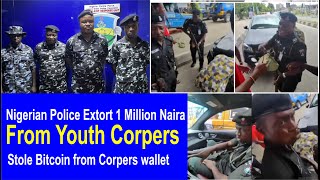 Nigerian Police Extort million from Corper Transfers Bitcoin from his Wallet End Police brutality [upl. by Are693]