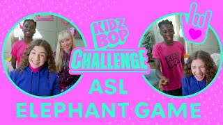 KIDZ BOP Kids  The Elephant Game ASL Game Challenge Video [upl. by Collin]