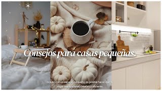 Consejos para casas pequeñas [upl. by Cornish]