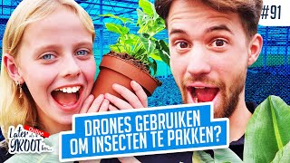 PLANTEN met DRONE beschermen Anna 11 jaar wordt PLANTENKWEKER [upl. by Diley653]