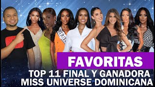 TOP FINAL DE FAVORITAS MISS REPUBLICA DOMINICANA UNIVERSO 2023 [upl. by Ciaphus693]