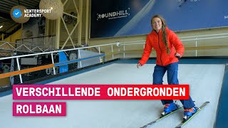 Rolbaan  Verschillende ondergronden met wintersport [upl. by Enrichetta27]