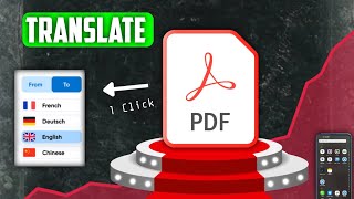 How to translate PDF files to different languages in Mobile  How to Mobile [upl. by Kreiner797]