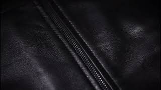 Mens Black Real Lambskin  Soft Skin Leather Jacket for Men [upl. by Epps]