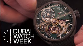 2023 Dubai Watch Week  Greubel Forsey Watches and Greubel Forsey Tourbillon Cardan [upl. by Suilenrac102]