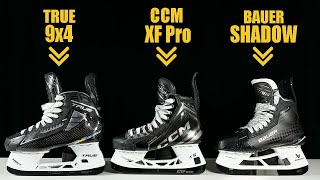 On Ice Review Bauer Supreme Shadow vs True Catalyst 9X4 vs CCM Tacks XF Pro Hockey Skates Review [upl. by Ettennor]