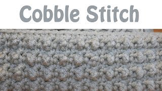 Blossom Crochet Cobble Stitch EASY thick and toasty [upl. by Rad]