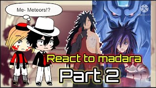 Uppermoons muzan react to Madara Uchiha part two Zack Gacha [upl. by Philippa]