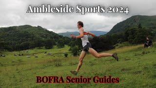 Ambleside Sports 2024 BOFRA Senior Guides Race [upl. by Estas]