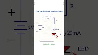 LEDler İçin Doğru Direnç Değerini Hesaplama led direnç elektronik [upl. by Kassia]