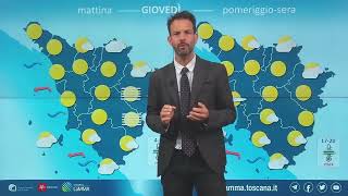 Le condizioni meteo di oggi in Toscana  mercoledì 6 novembre 2024 [upl. by Milks]