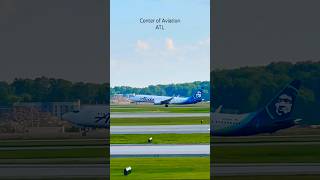 Alaska Boeing 737 MAX 9 Landing  Atlanta Airport Plane Spotting [upl. by Junina9]