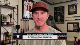 Josh Hader talks about the Astros with MLB Tonight [upl. by Phira]