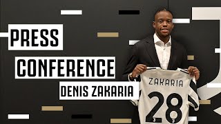 PRESS CONFERENCE  Denis Zakaria First Conference as a Bianconero  Juventus [upl. by Jarrell]