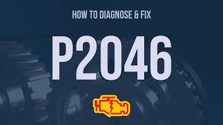 How to Diagnose and Fix P2046 Engine Code  OBD II Trouble Code Explain [upl. by Azer]