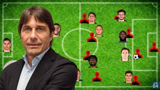 La TATTICA di ANTONIO CONTE 👨‍🏫⚽ Come giocherebbe il Napoli [upl. by Aniraz]