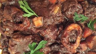 DELICIOUS OSSO BUCO  Beef Shanks In Red Wine ossobucorecipe gastroguru [upl. by Freed]