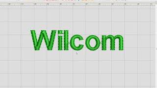 Easily create outline embroidery lettering  Wilcom Quick Tip [upl. by Enaile938]