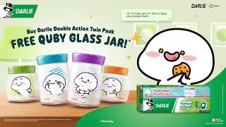 Keep your snacks fresh with these adorable Darlie x Quby glass jars [upl. by Campbell]